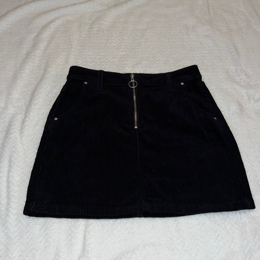 Black Arizona Jean Co Corduroy Skirt Size 5
